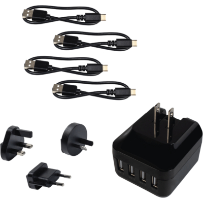 228 8226 Oplader Voor 4 USB Kabels 48W